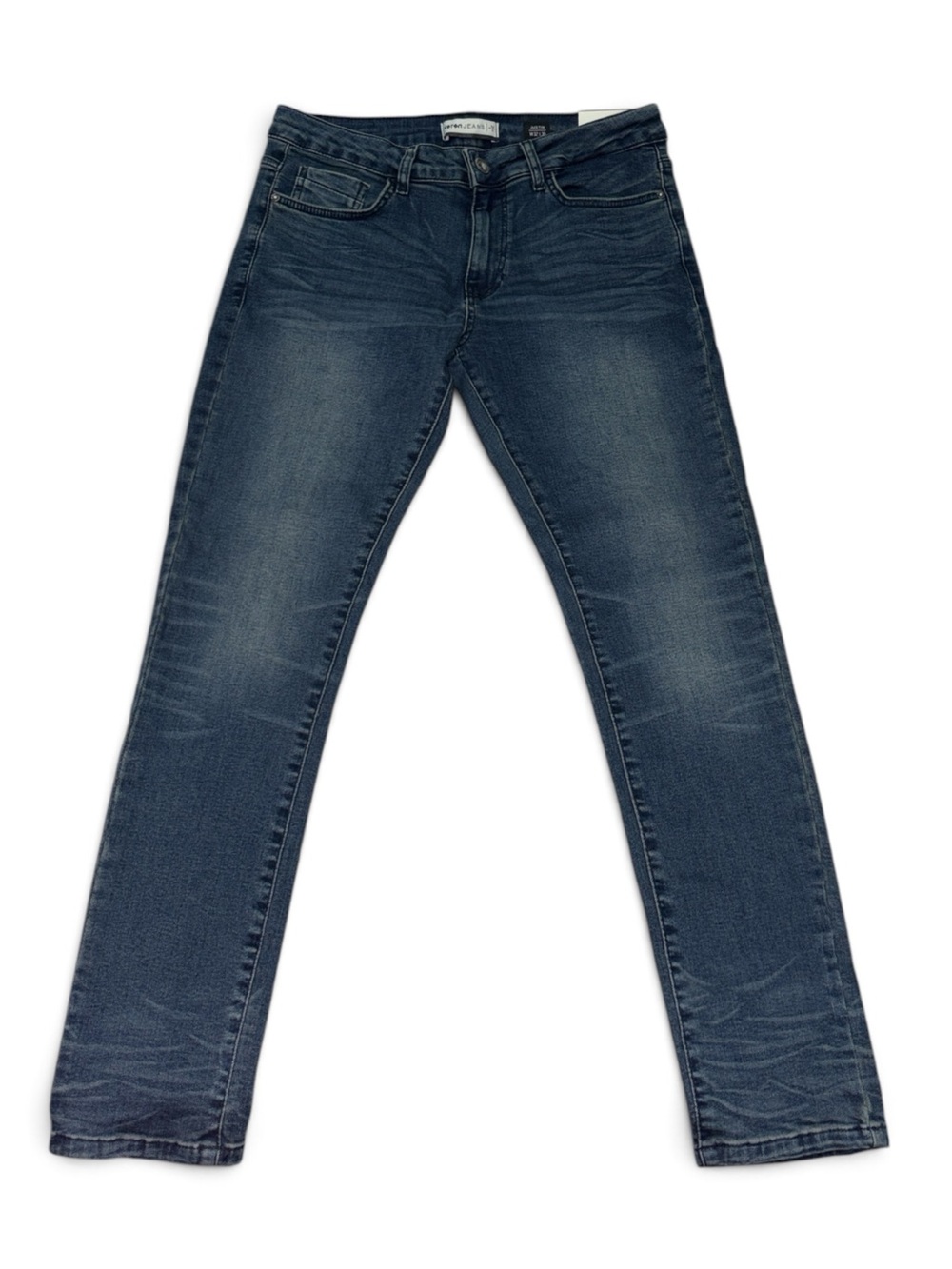 Justin Super Skinny Size W 32 L 30 Koton NWT Men's Denim Jeans in Dark Blue Wash